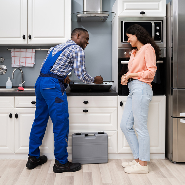 can you provide an estimate for cooktop repair before beginning any work in Woodmont